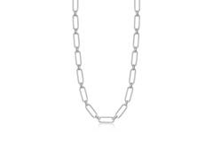  Link Up - Schakelcolliers - Zilver / Gerodineerd - 46-50 cm